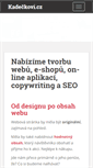 Mobile Screenshot of kadeckovi.cz